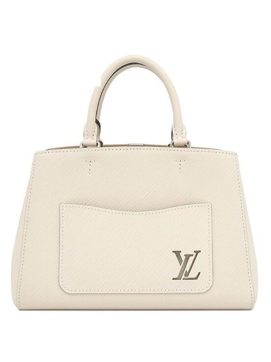 Louis Vuitton Handbags - Louis Vuitton 2-Way Marelle Tote BB Epi Leather Quartz Silver Handbag White